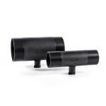 6 inch and 4 inch reducing tee